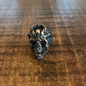 Mens Skull Ring Size 10